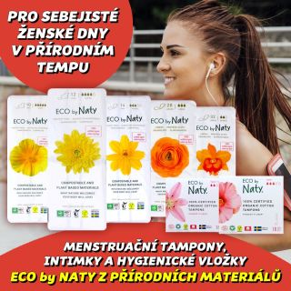 🟢 NOVINKA V KATALOGU 🪙 ZAVÁDĚCÍ CENA 🌿♻️ ECO by NATY - Ekologické dámské hygienické vložky, slipové vložky (intimky) a...