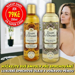 💥 NAKUP DNES ZA SUPER CENU 🔥 TESORI d'ORIENTE OLIO DOCCIA Sprchový olej 250ml 💦🌸🛁 Hýčkejte své tělo při sprchování s...